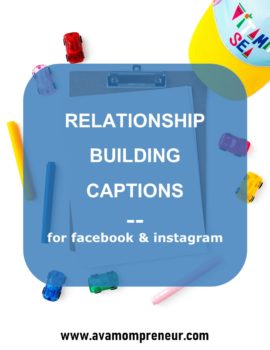 RELATIONSHIP BUILDING CAPTIONS